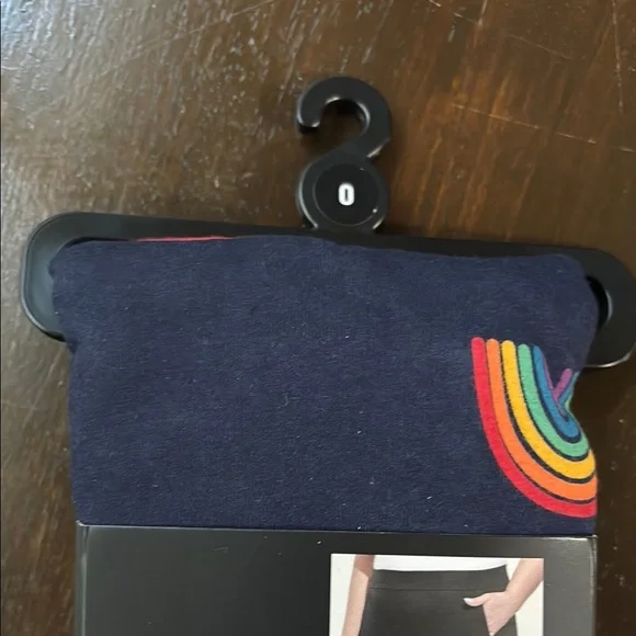Torrid Navy Leggings with Rainbow Details - Picture 4 of 4
